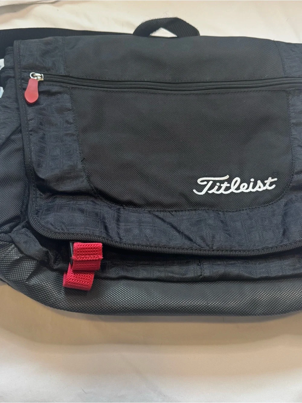 Titleist Black and Red Men's Messenger Bag